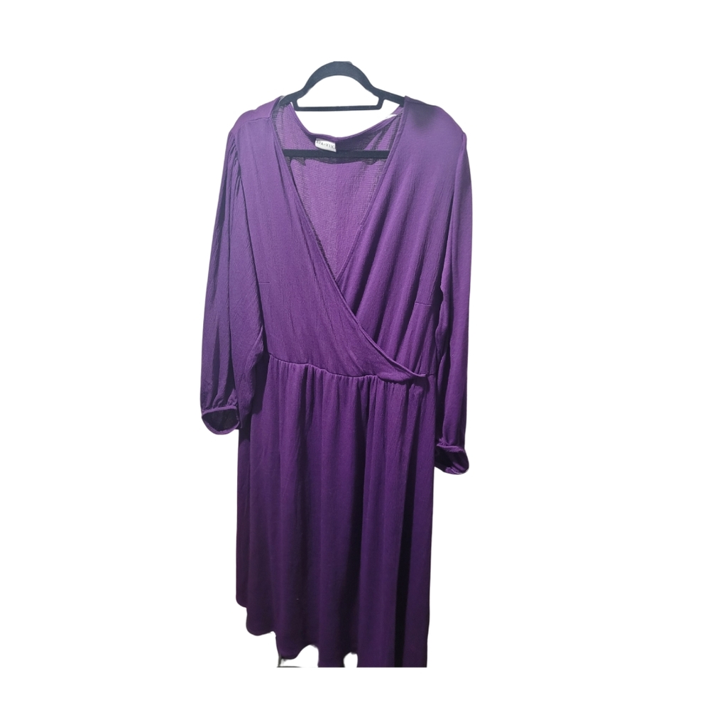 Women's purple dress, extra large, ava & viv, NWOT
